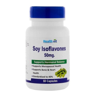 Healthvit Soy Isoflavones Extract (50 mg), 60 capsules