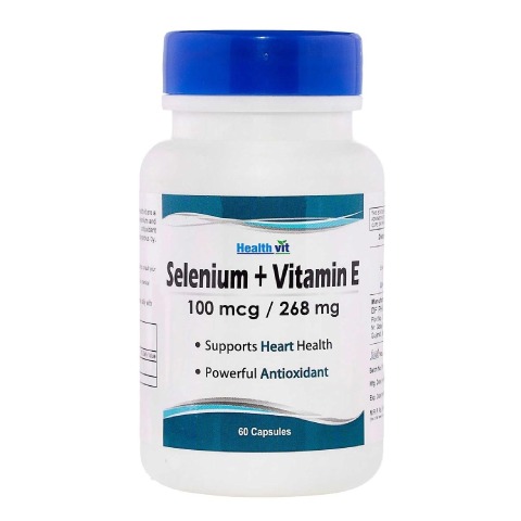 Healthvit Selenium + Vitamin E (100 mcg/400 IU), 60 capsules Healthvit Selenium + Vitamin E (100 mcg/400 IU), 60 capsules