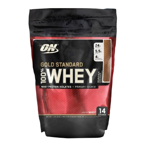 ON (Optimum Nutrition) Gold Standard 100% Whey Protein, 1 lb Double Rich Chocolate ON (Optimum Nutrition) Gold Standard 100% Whey Protein, 1 lb Double Rich Chocolate