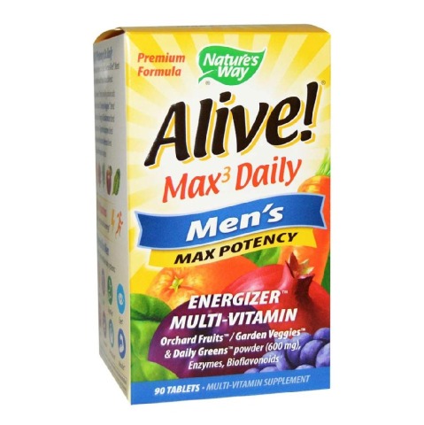 Nature's Way Alive! Men's Max Potency,  90 tablet(s)  Unflavoured 