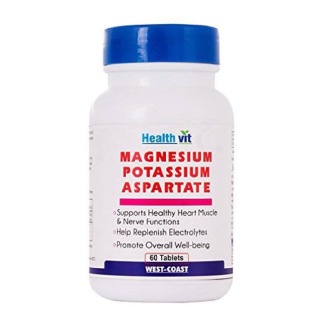 Healthvit Magnesium Potassium Aspartate, Unflavoured 60 tablet(s)