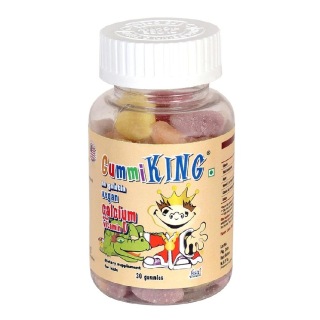 Gummi King Calcium Plus Vitamin D, Multi Flavour 30 gummies