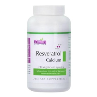 Zenith Nutrition Resveratrol Calcium (100 mg), 240 capsules
