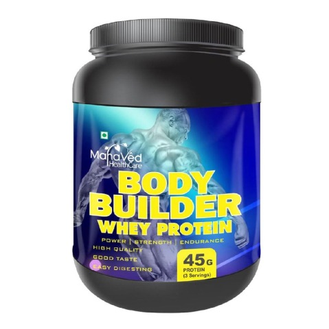 Mahaved Body Builder Whey Protein,  1.1 lb  Vanilla 