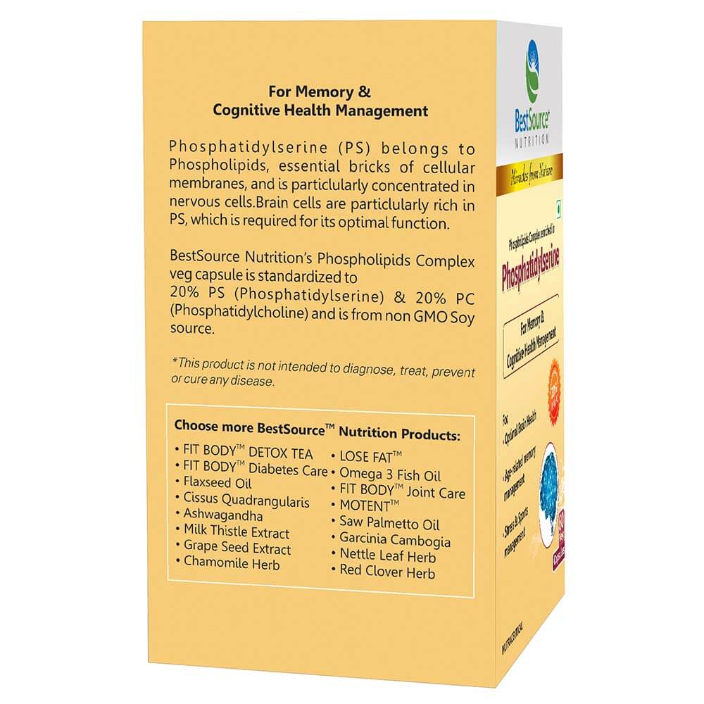 BestSource Nutrition Phosphatidylserine,  60 capsules 