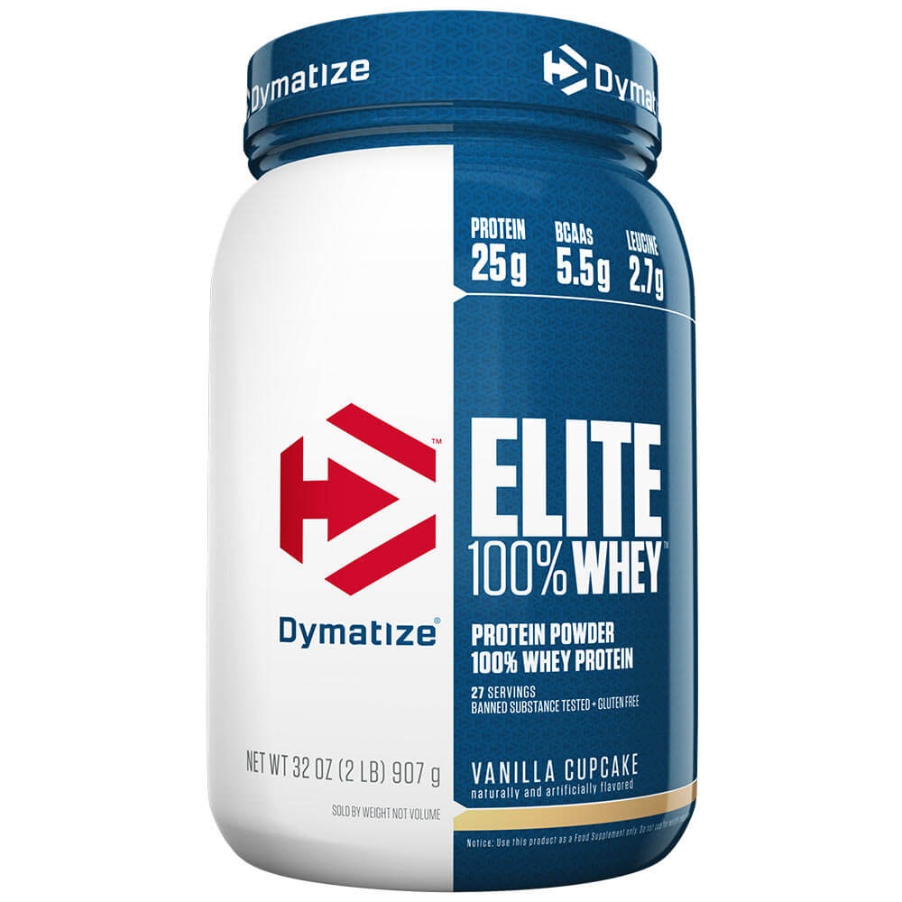 Dymatize Elite 100% Whey Protein,  2 lb  Vanilla Cupcake 