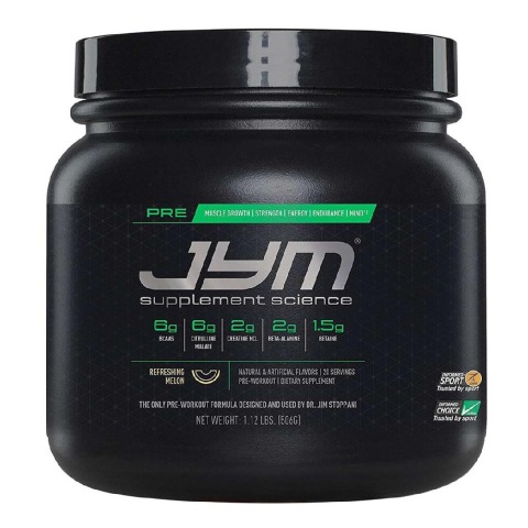 JYM Supplement Science Pre Workout,  1.12 lb  Refreshing Melon 