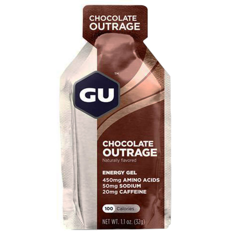 GU Energy Gel,  24 Piece(s)/Pack  Chocolate Outrage 