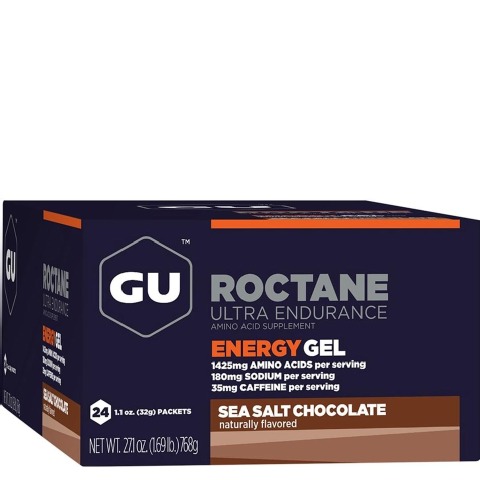 GU Roctane Energy Gel,  24 Piece(s)/Pack  Sea Salt Chocolate 