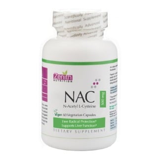 Zenith Nutrition NAC 500 mg, 60 capsules