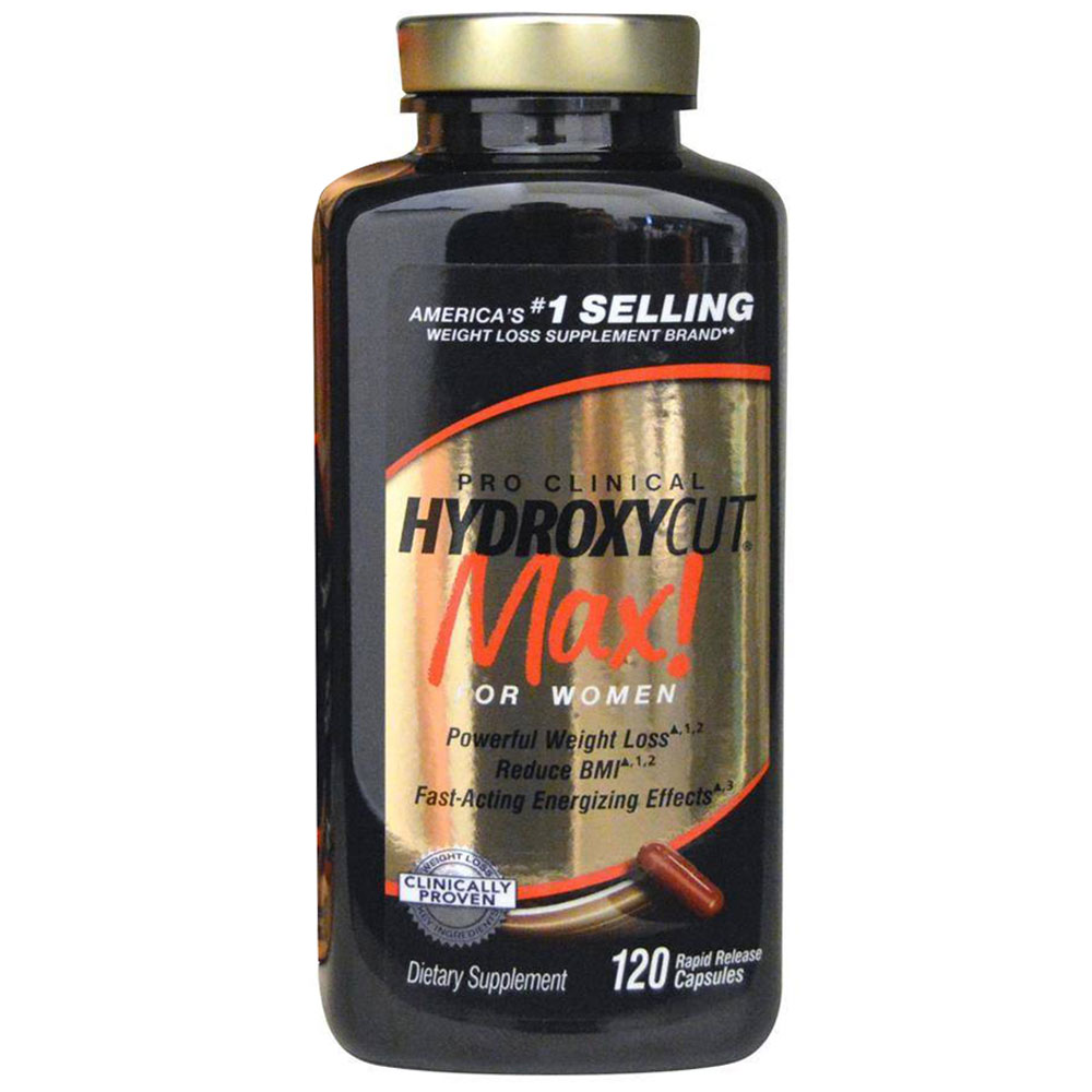 MuscleTech Pro Clinical Hydroxycut Max for Women,  120 capsules  Unflavoured 
