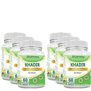 Morpheme Remedies Khadir (500 mg), 6 Piece(s)/Pack