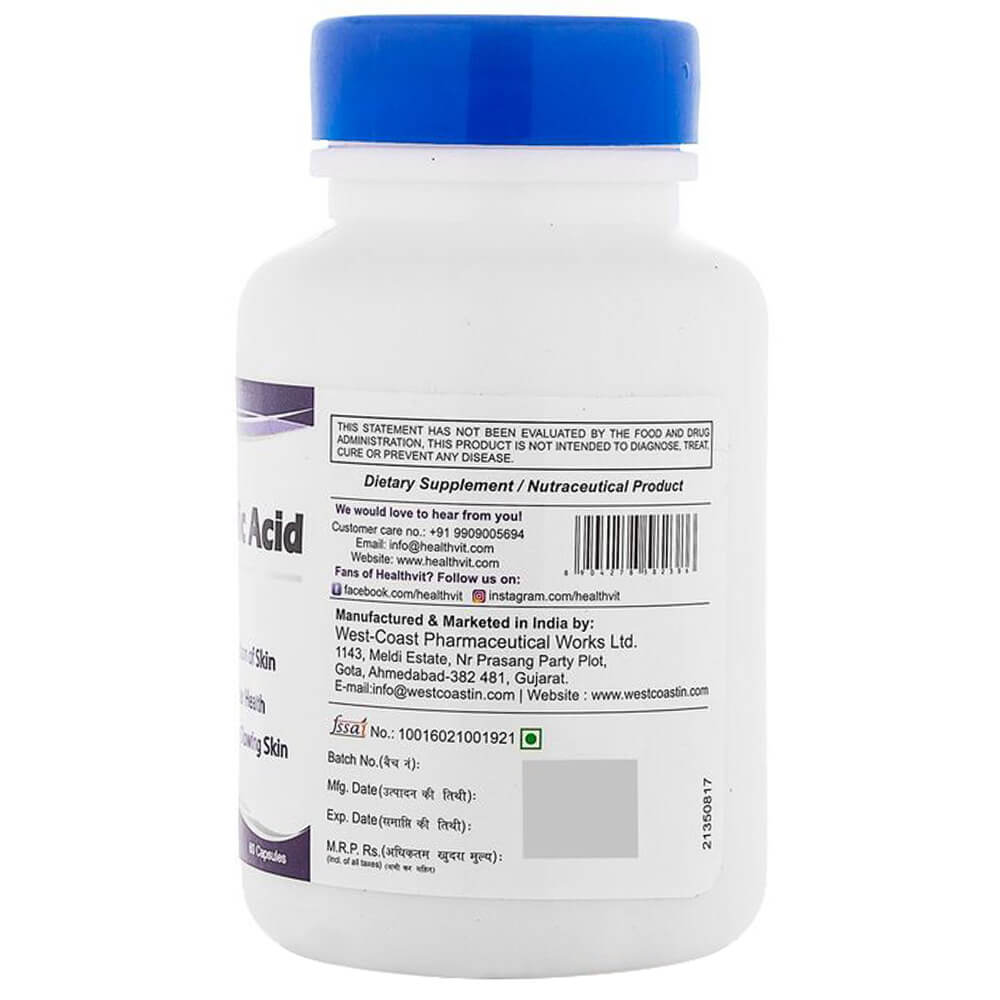 Healthvit Alpha Lipoic Acid (300 mg),  60 capsules 