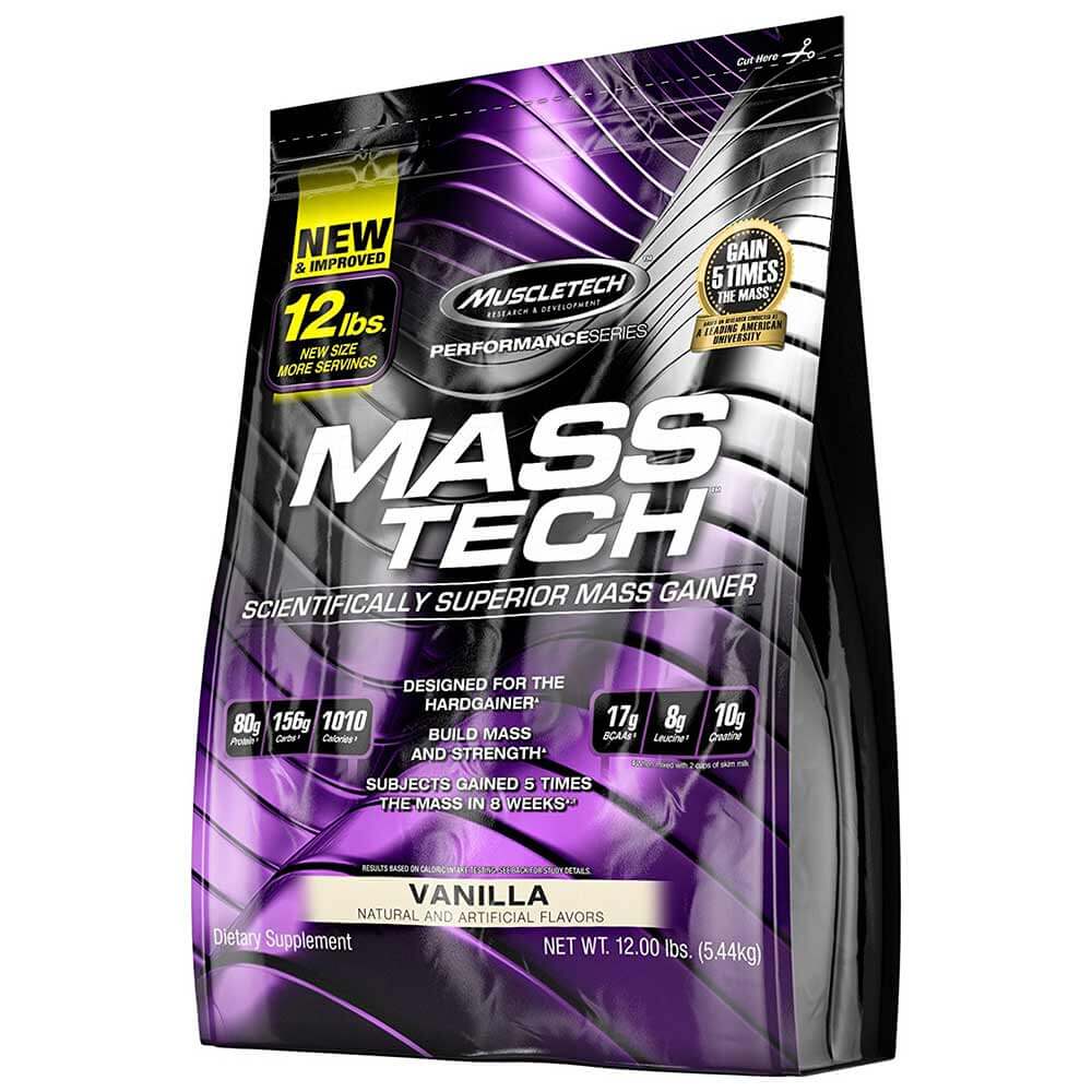 MuscleTech Mass Tech Performance Series,  12 lb  Vanilla 