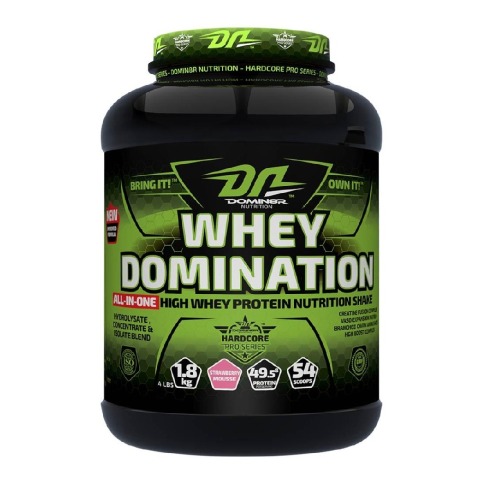 Domin8r Nutrition Whey Domination,  4 lb  Strawberry 