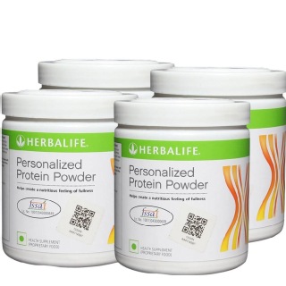 Herbalife Personalized Protein Powder Pack of 4, 0.44 lb Unflavoured