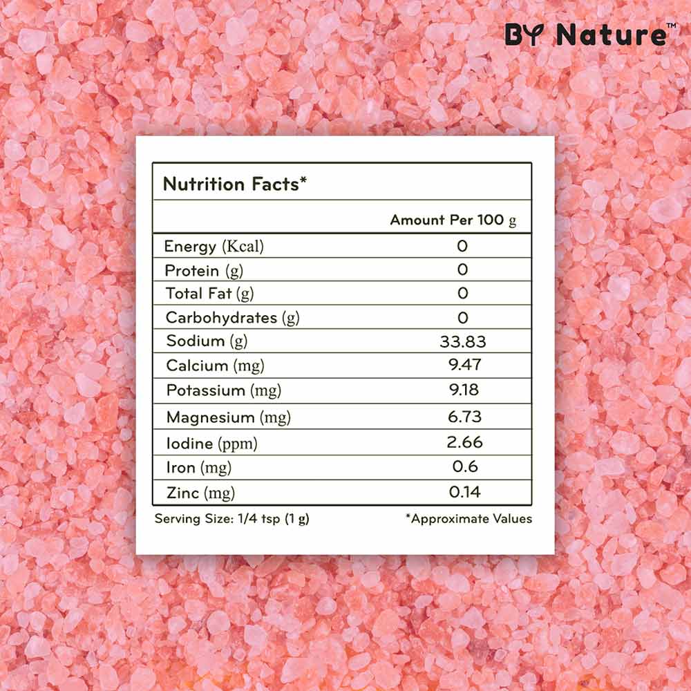 6 - By Nature Himalayan Pink Salt,  400 g 