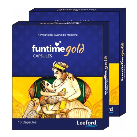 1 - Funtime Gold (Pack of 2),  10 capsules 