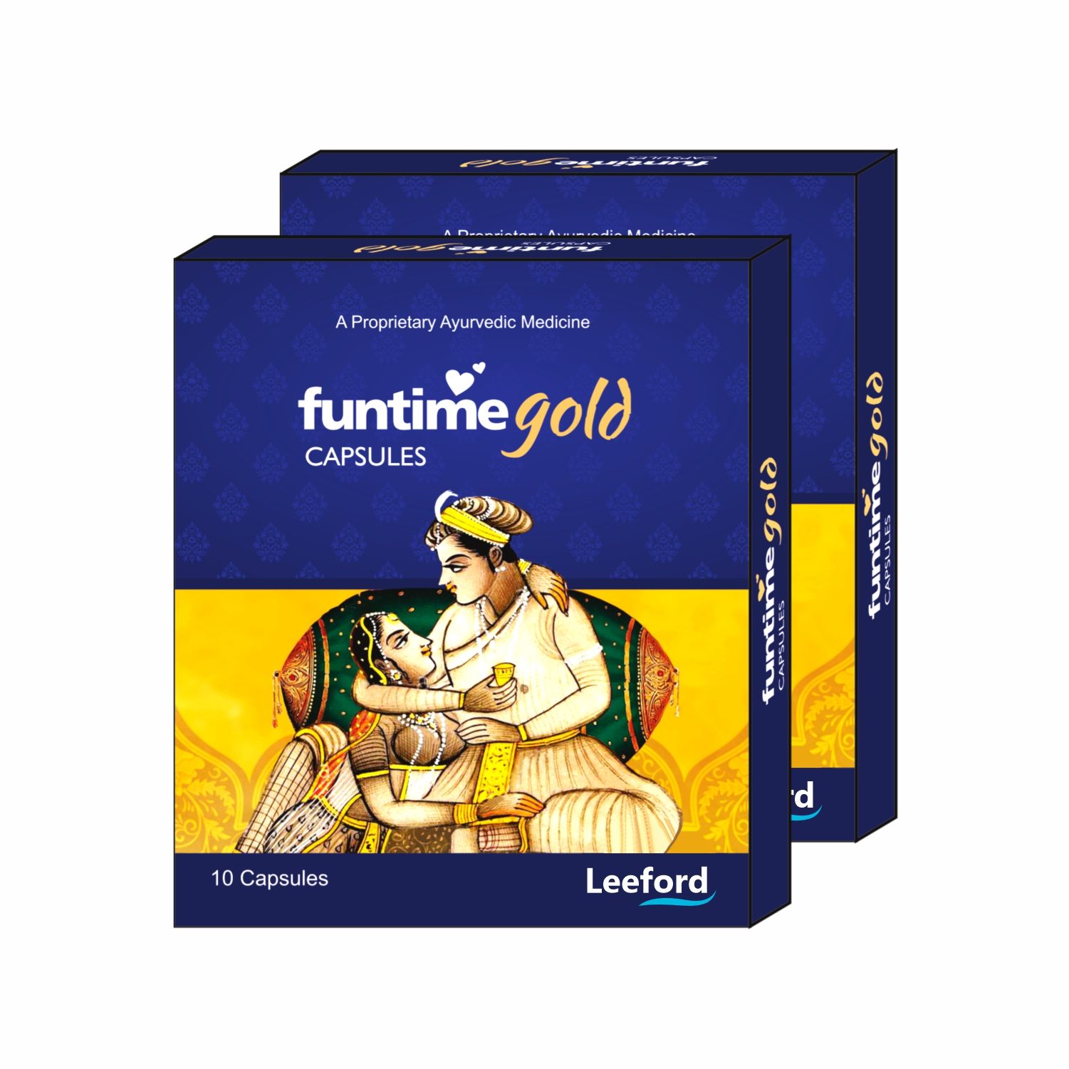 1 - Funtime Gold (Pack of 2),  10 capsules 