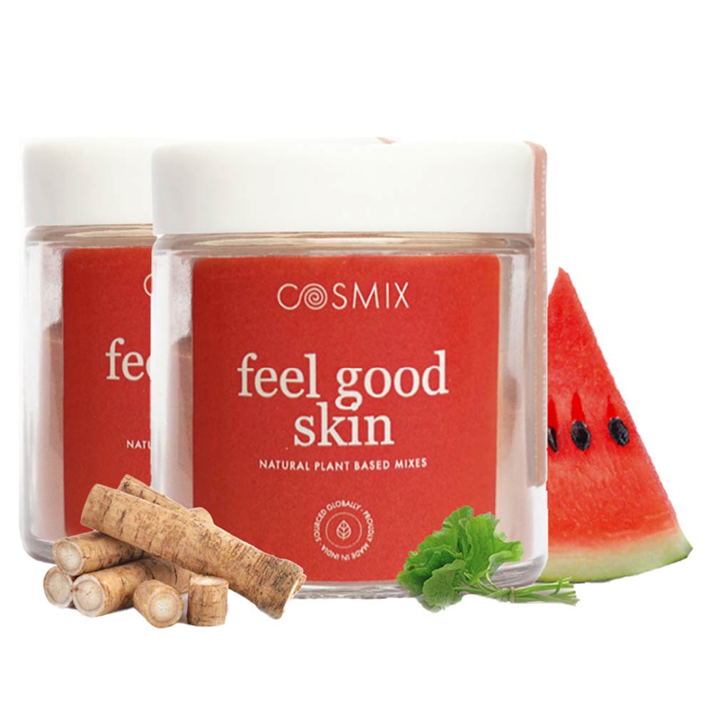1 - Cosmix Feel Good Skin,  60 g  Unflavoured (Jar, Pack of 2) 