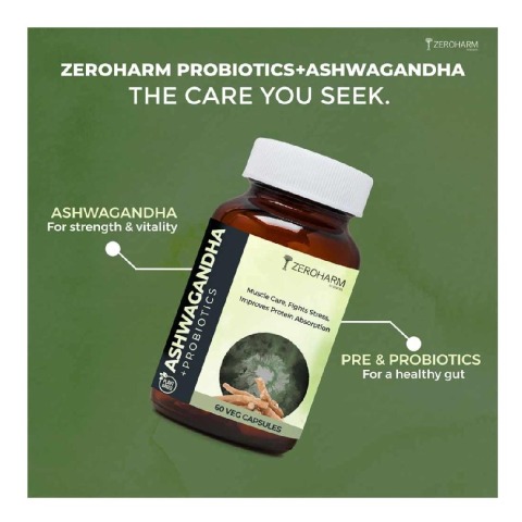 2 - Zeroharm Ashwagandha + Probiotics, 60 veggie capsule(s)