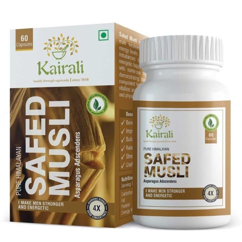 1 - Kairali Pure Himalayan Safed Musli,  60 capsules 