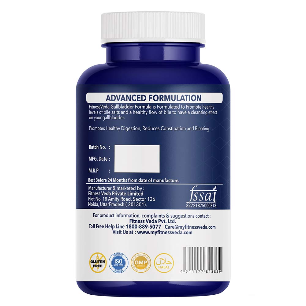 2 - FITNESSVEDA Gallbladder Formula,  90 veggie capsule(s) 