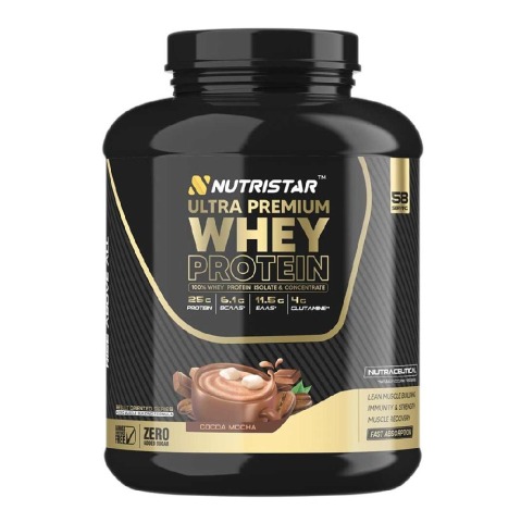 1 - Nutristar Ultra Premium Whey Protein,  4 lb  Cocoa Mocha 