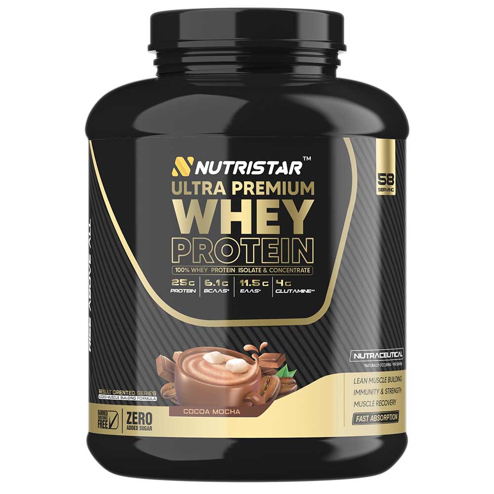 1 - Nutristar Ultra Premium Whey Protein,  4 lb  Cocoa Mocha 