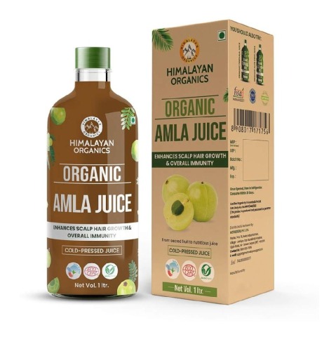 1 - Himalayan Organics Organic Amla Juice,  Unflavoured  1 L 