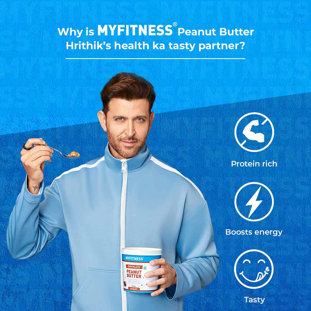 2 - Myfitness Original Peanut Butter Combo Pack,  510 g  Smooth & Crunchy 
