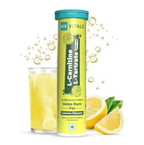 7 - HealthKart HK Vitals L Carnitine 1200 mg Effervescent OP,  15 tablet(s)  Lemon 