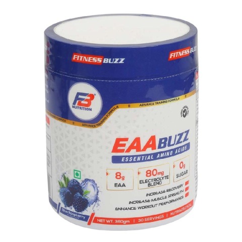 1 - FB Nutrition Fitness Buzz EAA, Blue Raspberry 0.79 lb 30 Servings