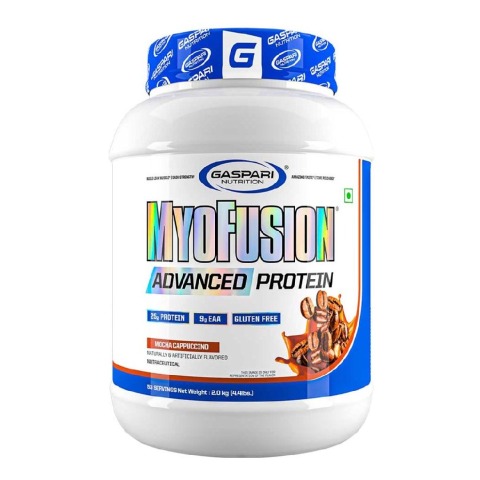 1 - Gaspari Nutrition Myofusion Advanced Protein, 4.4 lb Mocha Cappuccino