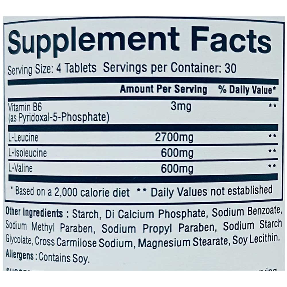 4 - Gaspari Nutrition BCAA 4000,  120 tablet(s)  30 Servings  Unflavoured 