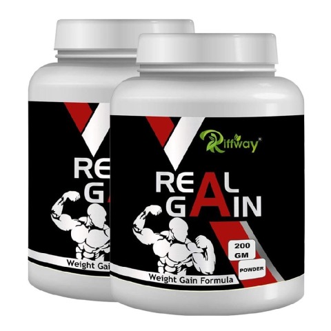 1 - Riffway Real Gain,  0.44 lb  Unflavoured (Pack of 2) 