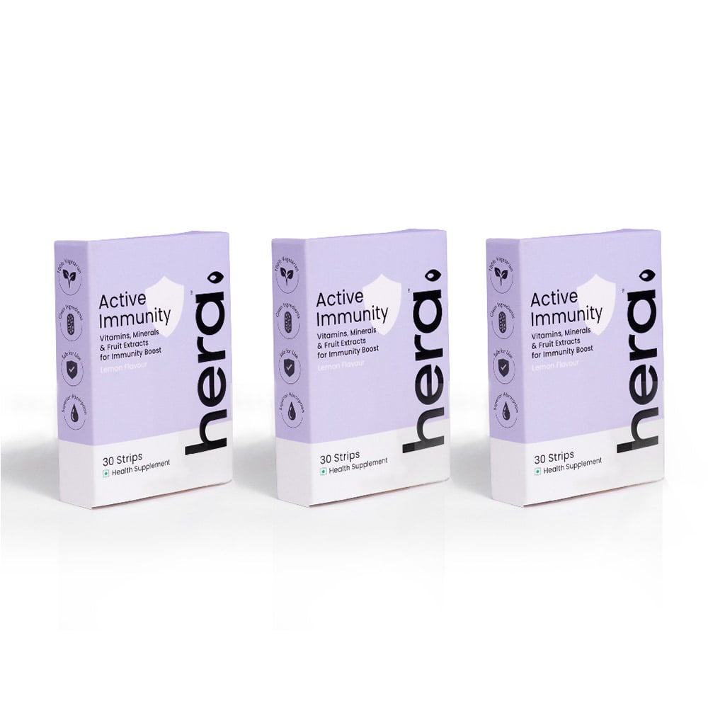 1 - Hera Active Immunity,  30 Strip(s)  Lemon (Pack of 3) 
