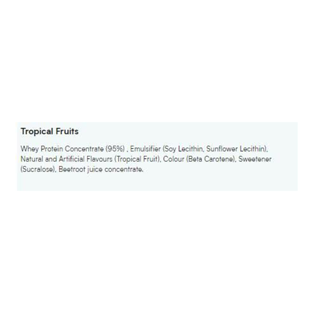 4 - Myprotein Impact Whey Protein,  2.2 lb  Tropical Fruits 