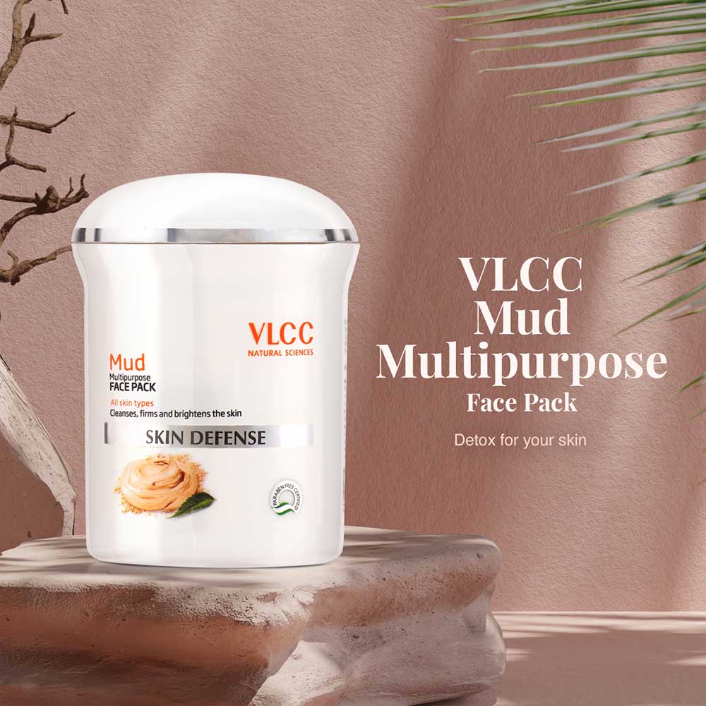 3 - VLCC Mud Face Pack,  70 g  All Skin Type 