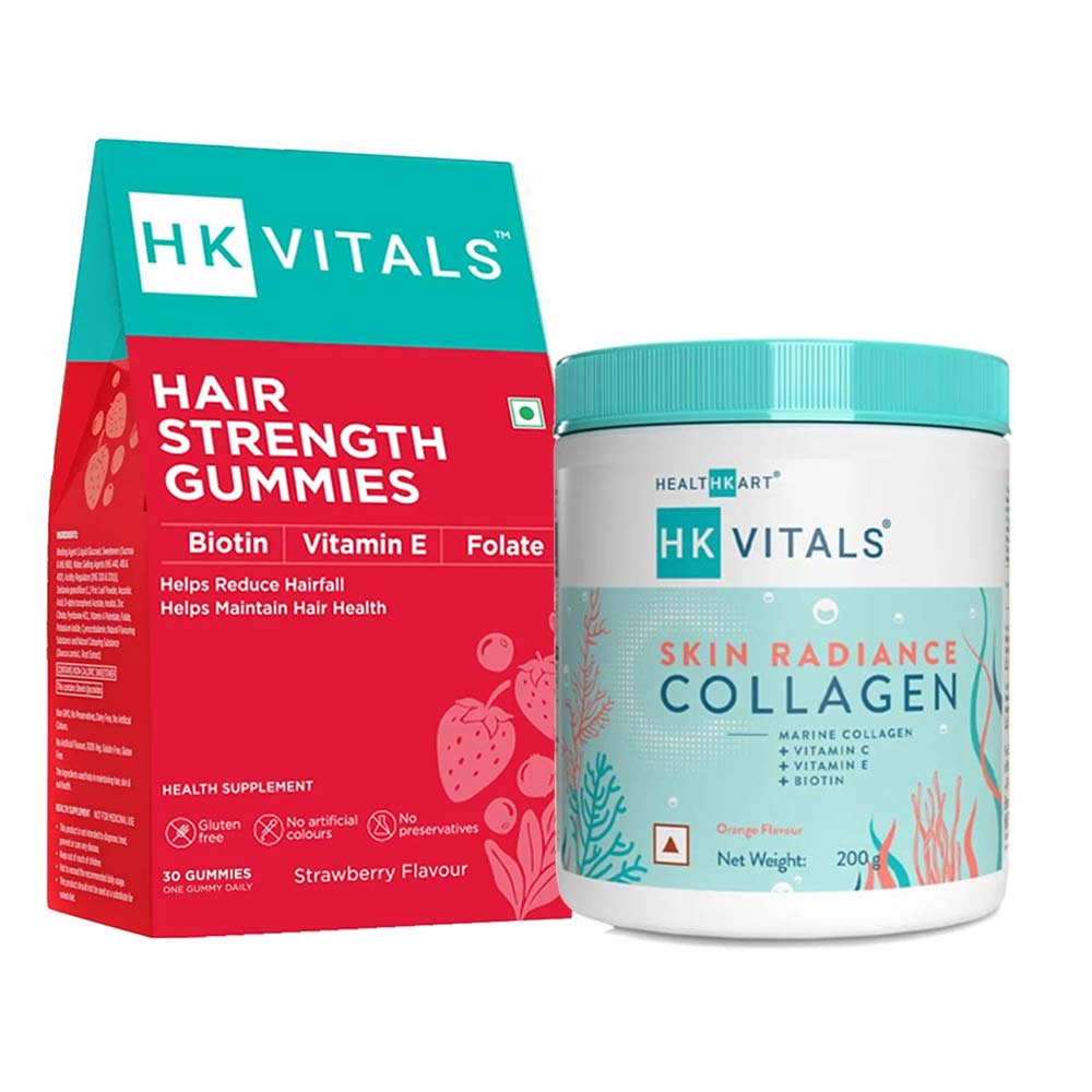 HK Vitals Skin Radiance Collagen & Biotin Gummies Combo by HealthKart