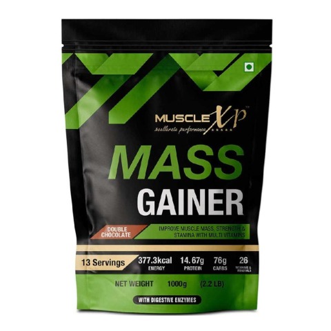 1 - MuscleXP Mass Gainer,  2.2 lb  Double Chocolate 