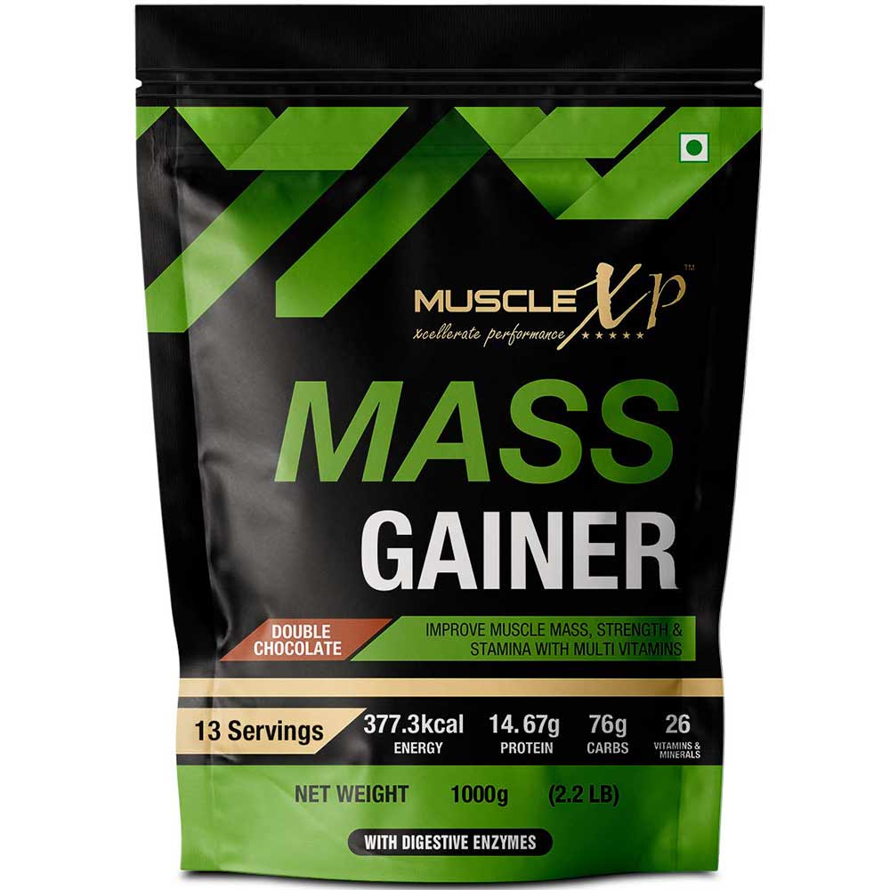 1 - MuscleXP Mass Gainer,  2.2 lb  Double Chocolate 