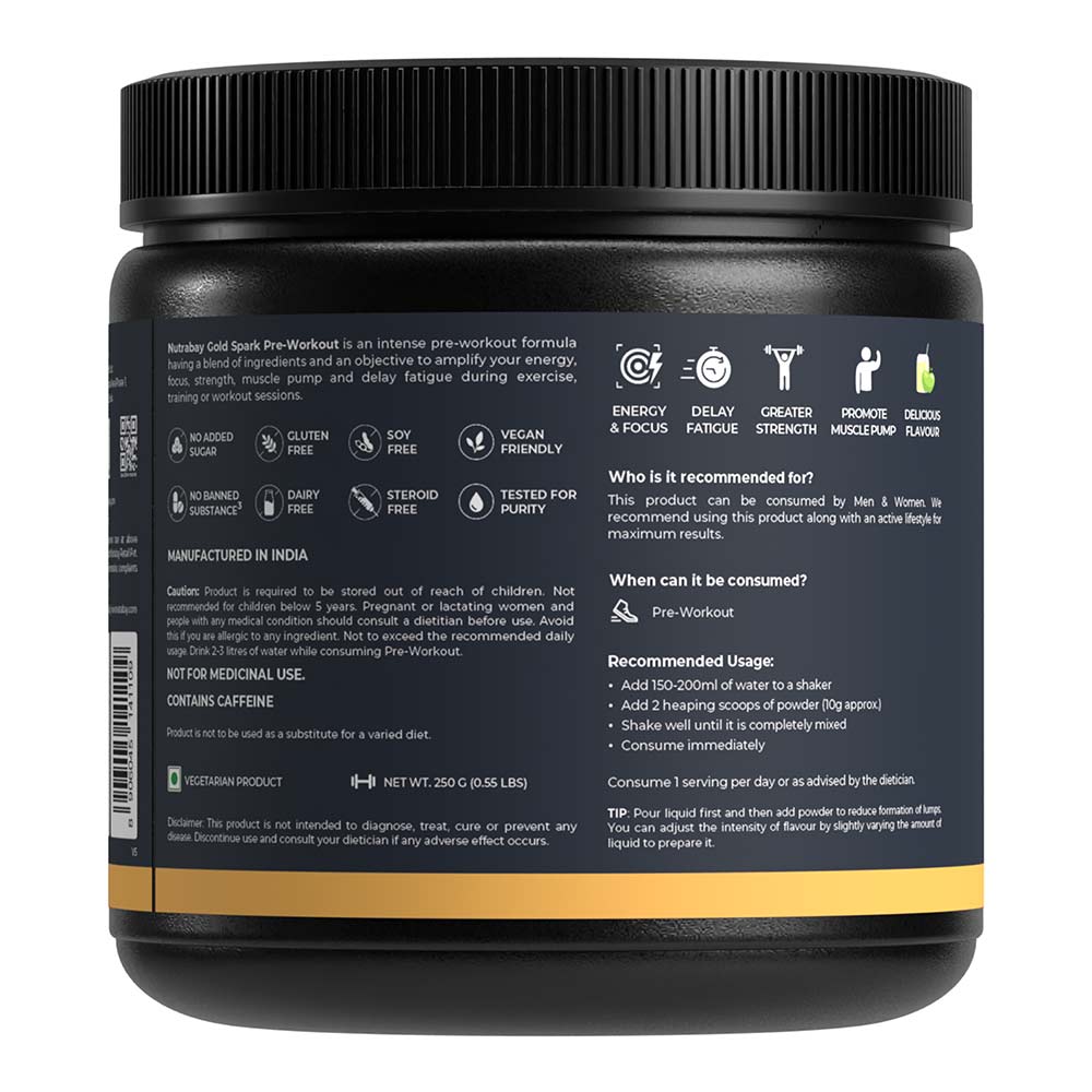 Gold Spark PreWorkout Energy at Best Price in India