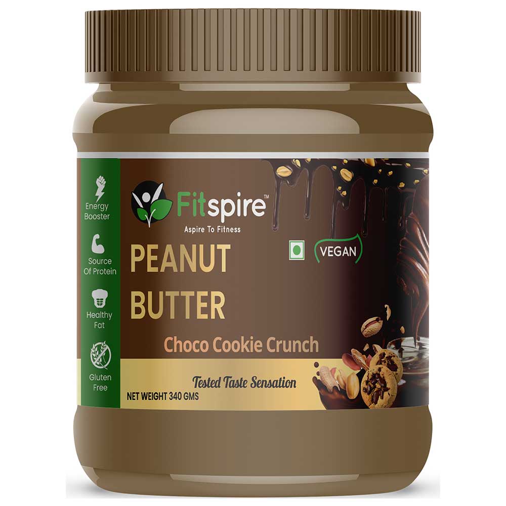 1 - Fitspire Peanut Butter,  0.340 kg  Choco Cookie Crunch 