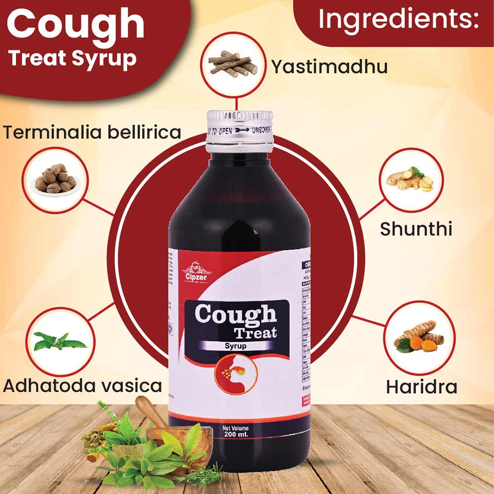 3 - Cipzer Cough Treat Syrup,  200 ml 