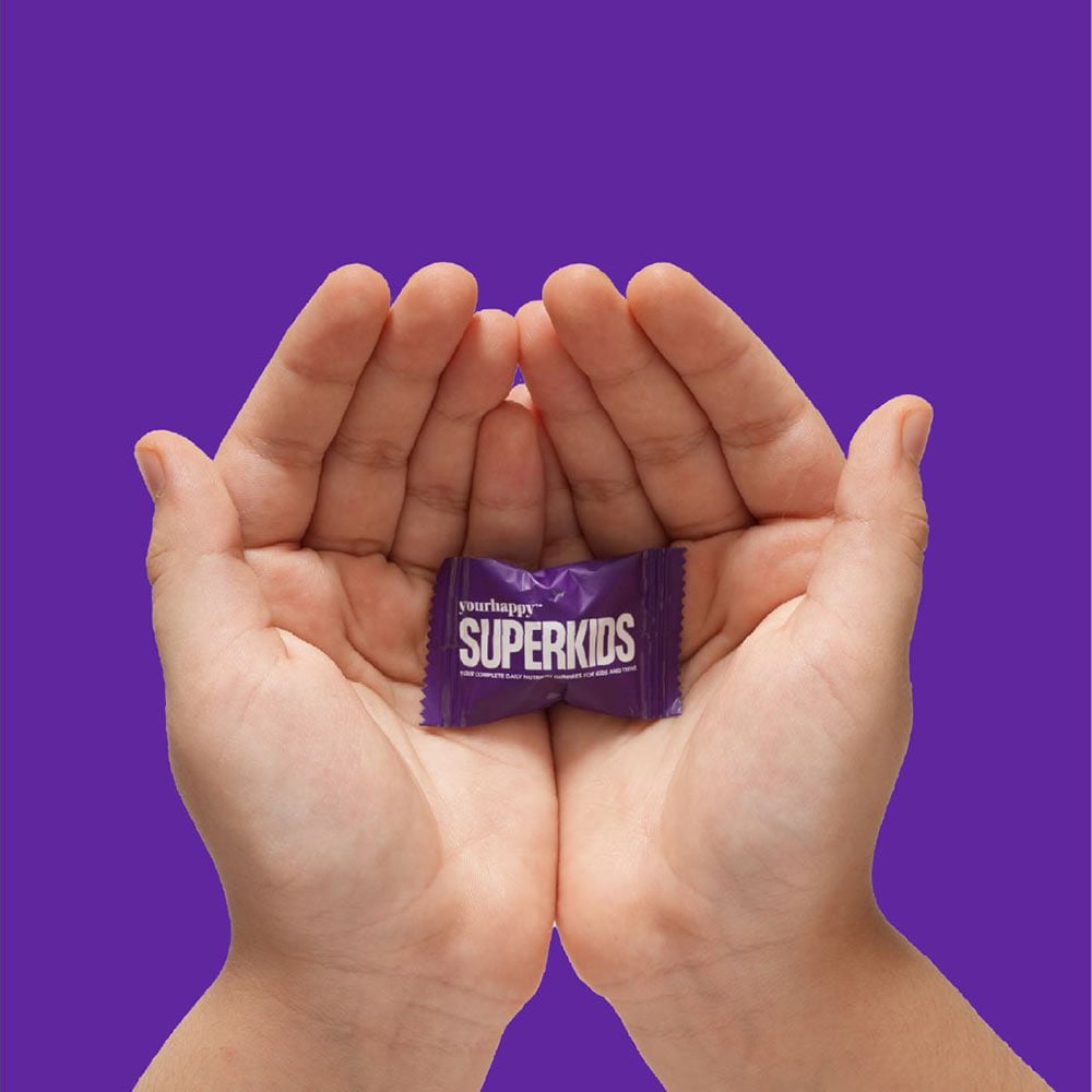 2 - YourHappyLife SuperKids Multivitamin,  60 gummies  Berry Burst (Pack of 2) 