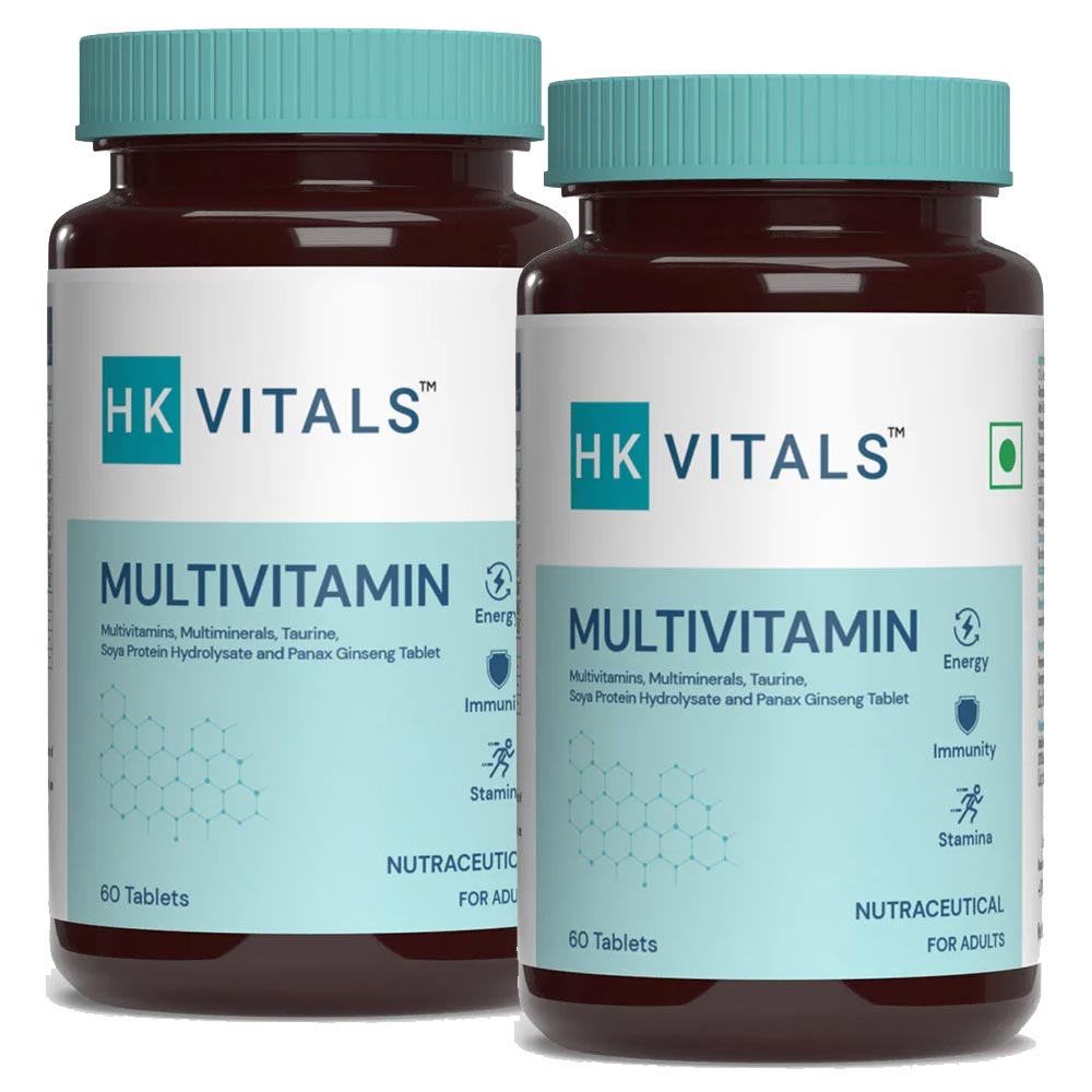 HealthKart HK Vitals Multivitamin with Multimineral 60 tablets - Pack of 2