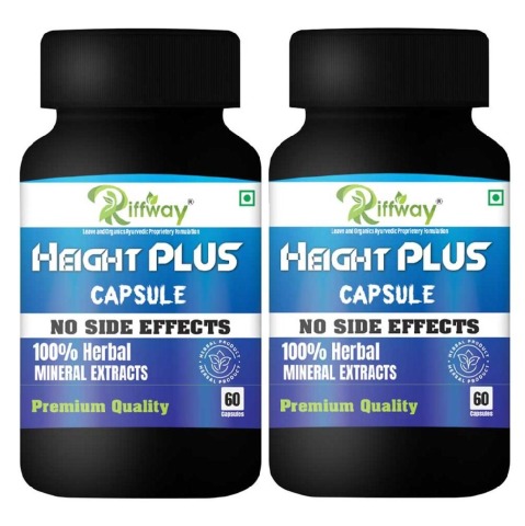 1 - Riffway Height Plus (Pack of 2), 60 capsules