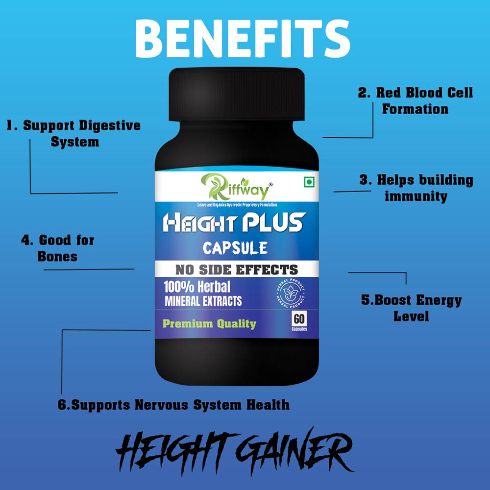 5 - Riffway Height Plus,  60 capsules 
