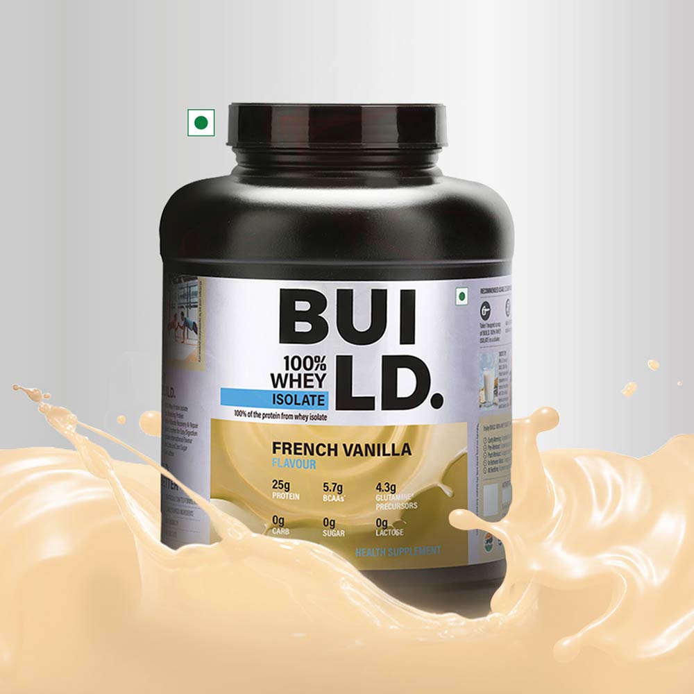 3 - Build 100% Whey Isolate,  4.4 lb  French Vanilla 